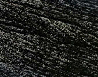 Gentle Art, Simply Shaker Threads, Raven, #7042, 10 YARD Skein, Embroidery Floss, Counted Cross Stitch, Hand Embroidery Thread