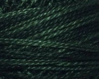 Valdani Thread, Size 8, O41, Valdani Perle Cotton, Deep Forest Greens, Punch Needle, Embroidery, Penny Rugs, Hardanger, Wool Applique,