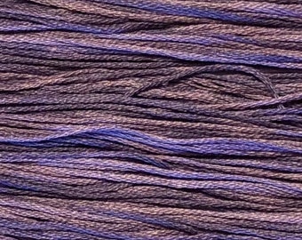 Weeks Dye Works, Amethyst, WDW-2020, 5 YARD Skein, Hand Dyed Cotton, Embroidery Floss, Counted Cross Stitch, Hand Embroidery, PunchNeedle