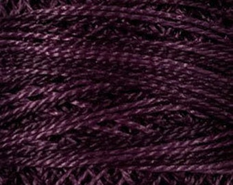 Valdani Thread, Size 8, O86, Ripened Plum, Perle Cotton, Punch Needle, Embroidery, Penny Rugs, Primitive Stitching, Sewing Accessory