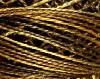 Valdani Thread, Size 8,  P9, Valdani Perle Cotton, Bronze, Punch Needle, Embroidery, Penny Rugs, Primitive Stitching, Sewing Accessory