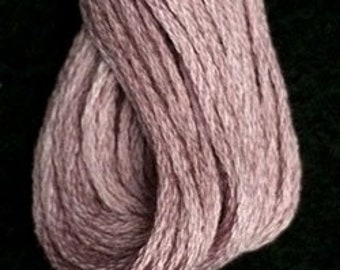 Valdani, 6 Strand Cotton Floss, 881, Distant Mauve Light, Embroidery Floss, Variegated Floss, Hand Dyed Floss, Wool Applique, Punch Needle