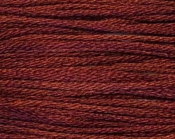 Weeks Dye Works, Lancaster Red, WDW-1333, 5 YARD Skein, Hand Dyed Cotton, Embroidery Floss, Cross Stitch, Hand Embroidery, Punch Needle