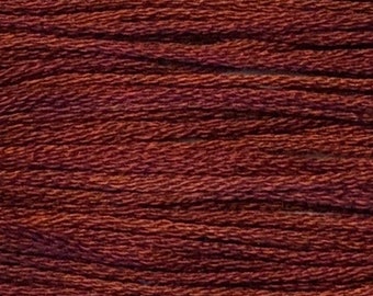 Weeks Dye Works, Lancaster Red, WDW-1333, 5 YARD Skein, Hand Dyed Cotton, Embroidery Floss, Cross Stitch, Hand Embroidery, Punch Needle