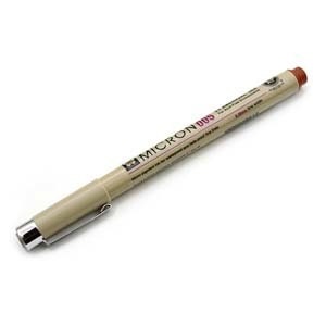 Pigma Micron Pen Brown .20mm Size 005 - Primitive Gatherings Quilt Shop