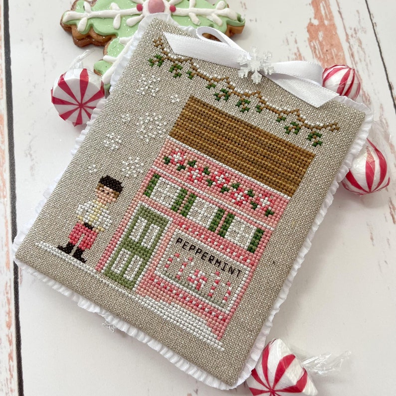 Counted Cross Stitch Nutcracker Village Spanish Chocolate Etsy