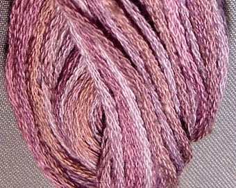 Valdani, 6 Strand Cotton Floss, P10, Antique Violet, Embroidery Floss, Variegated Floss, Hand Dyed Floss, Wool Applique, Punch Needle