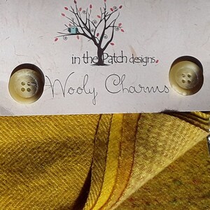 Wool, Goldenrod, Wooly Charms, Felted Wool, Wool Charm Packs, Overdyed ...