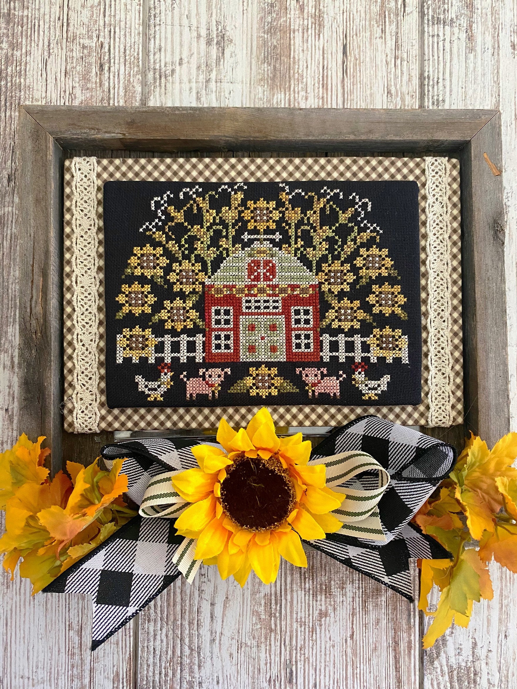 punch needle cross stitch