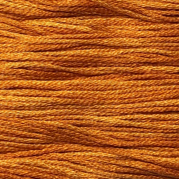 Weeks Dye Works, Carrot, WDW-2226, 5 YARD Skein, Cotton Floss, Embroidery Floss, Counted Cross Stitch, Hand Embroidery, PunchNeedle