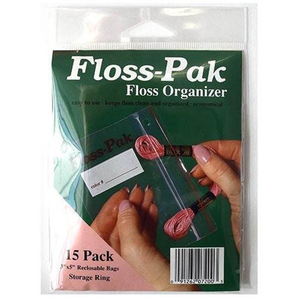 Floss Pak, Starter Pack, Plastic Floss Paks, Floss Organizer, Thread Holder, Floss Holder, Thread Organizer, Embroidery Floss Pak, Organizer