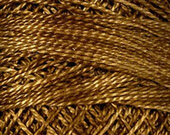 Valdani 3 Strand, O154, Dark Antique Golds, Cotton Floss, Cross Stitch, Punch Needle, Embroidery, Penny Rugs, Wool Applique, Tatting