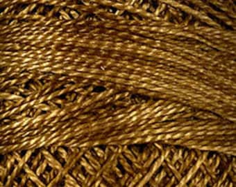 Valdani 3 Strand, O154, Dark Antique Golds, Cotton Floss, Cross Stitch, Punch Needle, Embroidery, Penny Rugs, Wool Applique, Tatting