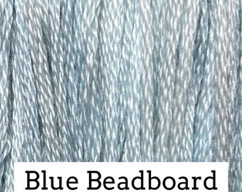 Classic Colorworks, Blue Beadboard, CCT-120, 5 YARD Skein, Hand Dyed Cotton, Embroidery Floss, Counted Cross Stitch, Hand Embroidery Thread