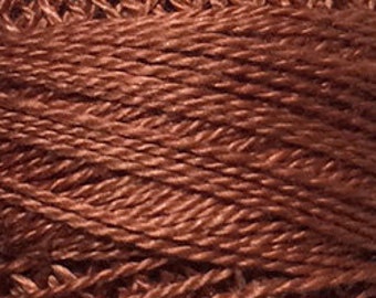 Valdani Thread, Size 12, 159, Rust, Valdani Perle Cotton, Punch Needle, Embroidery, Penny Rugs, Primitive Stitching, Sewing Accessory