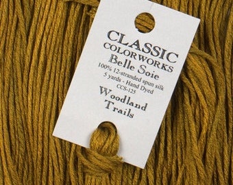 Belle Soie, Woodland Trails, Classic Colorworks, 5 YARD Skein, Hand Dyed Silk, Embroidery Silk, Counted Cross Stitch, Hand Embroidery Thread