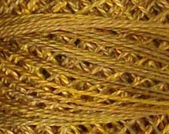 Valdani Thread, Size 8, P5, Perle Cotton, Tarnished Gold, Punch Needle, Embroidery, Penny Rugs, Primitive Stitching, Sewing Accessory