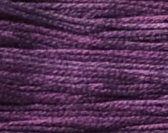 Weeks Dye Works, Purple Majesty, WDW-2329, 5 YARD Skein, Hand Dyed Cotton, Embroidery Floss, Counted Cross Stitch, Embroidery, PunchNeedle