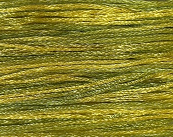 Weeks Dye Works, Daffodil, WDW-119, 5 YARD Skein, Hand Dyed Cotton, Embroidery Floss, Counted Cross Stitch, Embroidery, PunchNeedle