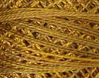 Valdani Thread, Size 12, P5, Valdani Perle Cotton, Tarnished Gold, Embroidery Thread, Punch Needle, Embroidery, Penny Rugs, Sewing Accessory