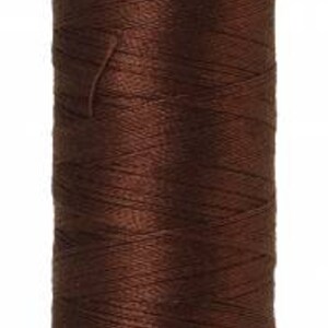 Fil Mettler, séquoia, n° 0263, 60 wt, coton uni, coton satiné, fil à broder, fil à coudre, fil à courtepointe, fil à coudre