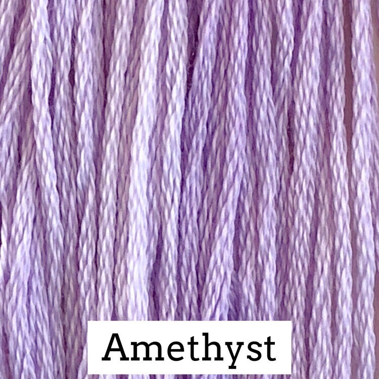 Amethyst color Non-Twisted Flat Silk Embroidery Thread 2.30 EUR