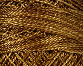 Valdani Thread, Size 12, O154, Perle Cotton, Dark Antique Golds, Embroidery Thread, Punch Needle, Embroidery, Penny Rugs, Sewing Accessory