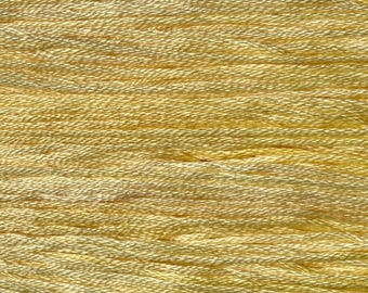 Gentle Art, Simply Shaker Threads, Daffodil, #0640, 10 YARD Skein, Embroidery Floss, Counted Cross Stitch, Hand Embroidery Thread