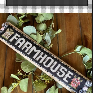 Counted Cross Stitch Pattern, Farmhouse, Primitive, Country Chic, Barn, Priscilla Blain, Stitching Housewives, PATTERN ONLY
