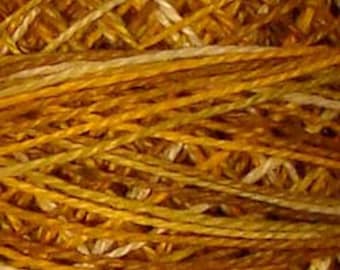 Valdani Thread, Size 8, V106, Antique Golds, Perle Cotton, Embroidery Thread, Penny Rugs, Hand Dyed Thread, Wool Applique, Punch Needle