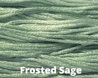 Classic Colorworks, Frosted Sage, CCT-068, 5 YARD Skein, Hand Dyed Cotton, Embroidery Floss, Counted Cross Stitch, Hand Embroidery Thread
