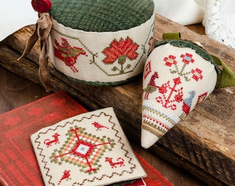 Counted Cross Stitch Pattern, A Shepherd's Care II, Christmas Decor, Pin Pillow, Pin Keep, Motifs, Erica Michaels, PATTERN ONLY