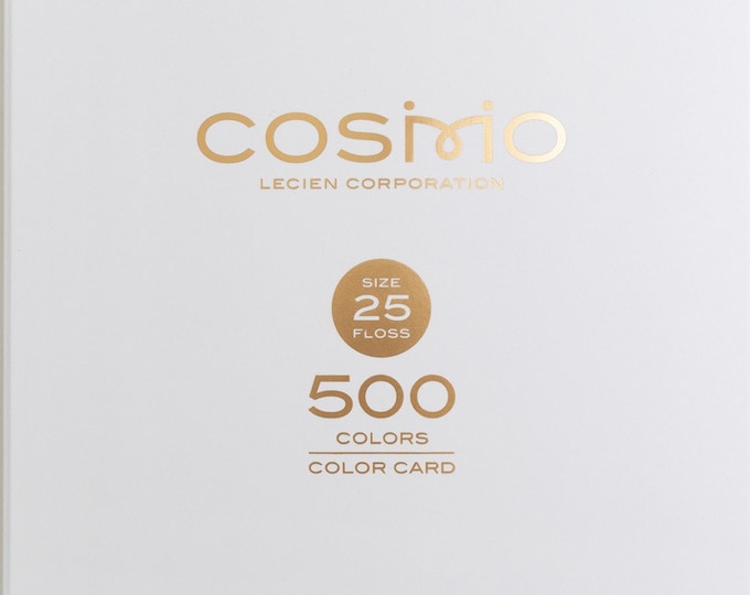 Cosmo, Cosmo Color Card, Lecien Color Card, Cosmo Floss Color Chart ...
