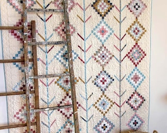 Quilt Pattern, Mother of the Bride, Pieced Lap Quilt, Wall Hanging, Fat Quarter Friendly, Laundry Basket Quilts, Edyta Sitar, PATTERN ONLY