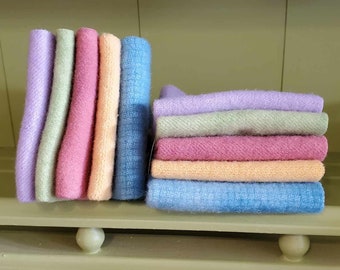 Wool, Bright Spring, Wool Bundle, Wool Buddies, Felted Wool, Wool Chunk Packs, Overdyed Wool, Wool Applique, Felted Wool Pack, Sew Cherished