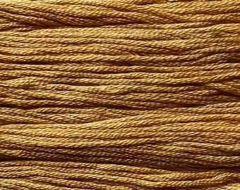 Gentle Art, Simply Shaker Threads, Caramel Corn, #7061, 10 YARD Skein, Embroidery Floss, Counted Cross Stitch, Hand Embroidery Thread