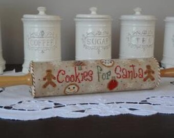 Counted Cross Stitch Pattern, Cookies For Santa, Kitchen Decor, Baking, Christmas Decor, New York Dreamer, Ezia Gladstone, PATTERN ONLY