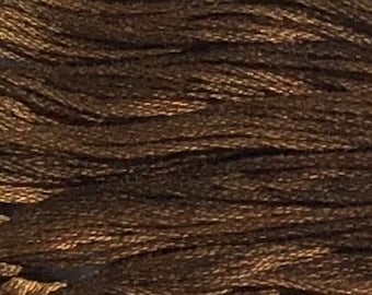 Weeks Dye Works, Havana, WDW-1230, 5 YARD Skein, Hand Dyed Cotton, Embroidery Floss, Counted Cross Stitch, Embroidery, PunchNeedle