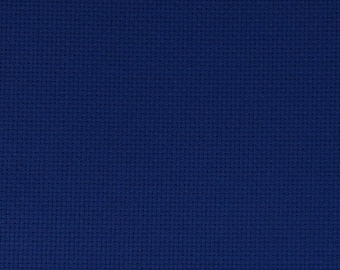 18 ct Aida, Royal Christmas Blue, Blue Aida, Counted Cross Stitch, Cross Stitch Fabric, Embroidery Fabric, Aida Fabric, Zweigart