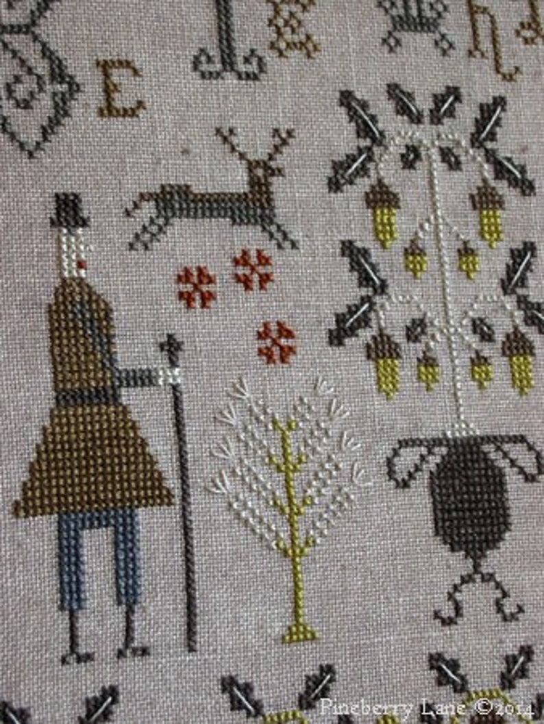 Cross Stitch Pattern Be Ye Thankful Cross Stitch Sampler - Etsy