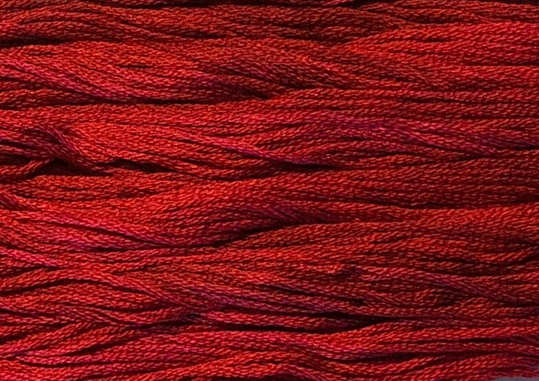 Silk 30/2 No.02 Antique Red, Embroidery Thread, Hand Dyed Embroidery  Thread, Artisan Thread, Textile Art