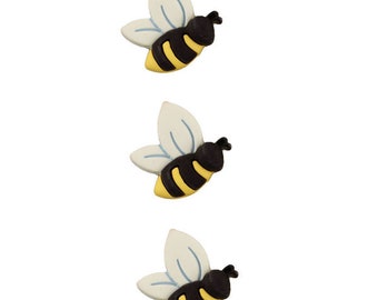 Bees, Spring Fling, Spring Decor, Garden Decor, Summer Decor, Sewing Embellishment, Buttons Galore & More, SF126