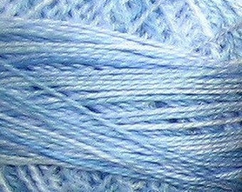 Valdani Thread, Size 8, M42, Summer Sky, Perle Cotton, Punch Needle, Embroidery, Penny Rugs, Primitive Stitching, Sewing Accessory