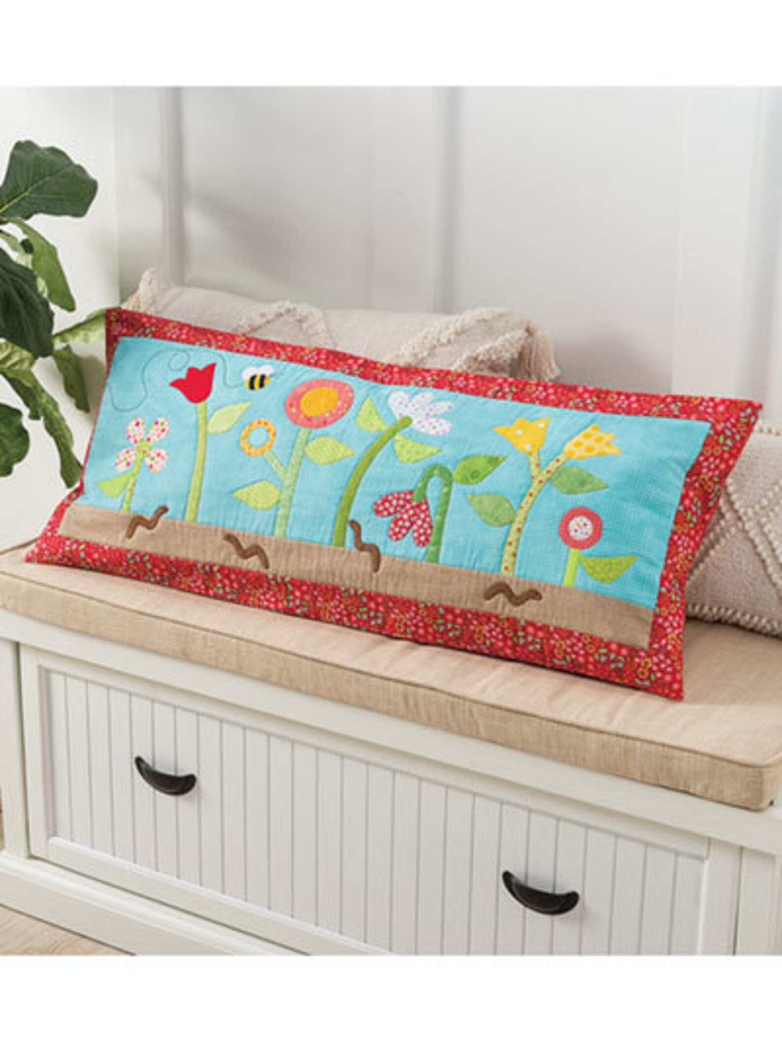 Bench Pillows for All Seasons Quilted Pillows Shamrocks Etsy