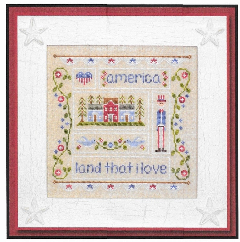 Counted Cross Stitch Land That I Love Cross Stitch Patterns | Etsy
