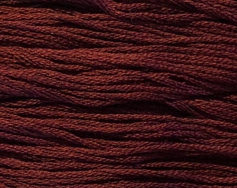 Weeks Dye Works, Crimson, WDW-3860, 5 YARD Skein, Hand Dyed Cotton, Embroidery Floss, Counted Cross Stitch, Hand Embroidery, PunchNeedle