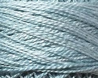 Valdani Thread, Size 8, O558, Blue Suave, Perle Cotton, Embroidery Thread, Variegated Thread, Hand Dyed Thread, Wool Applique, Punch Needle