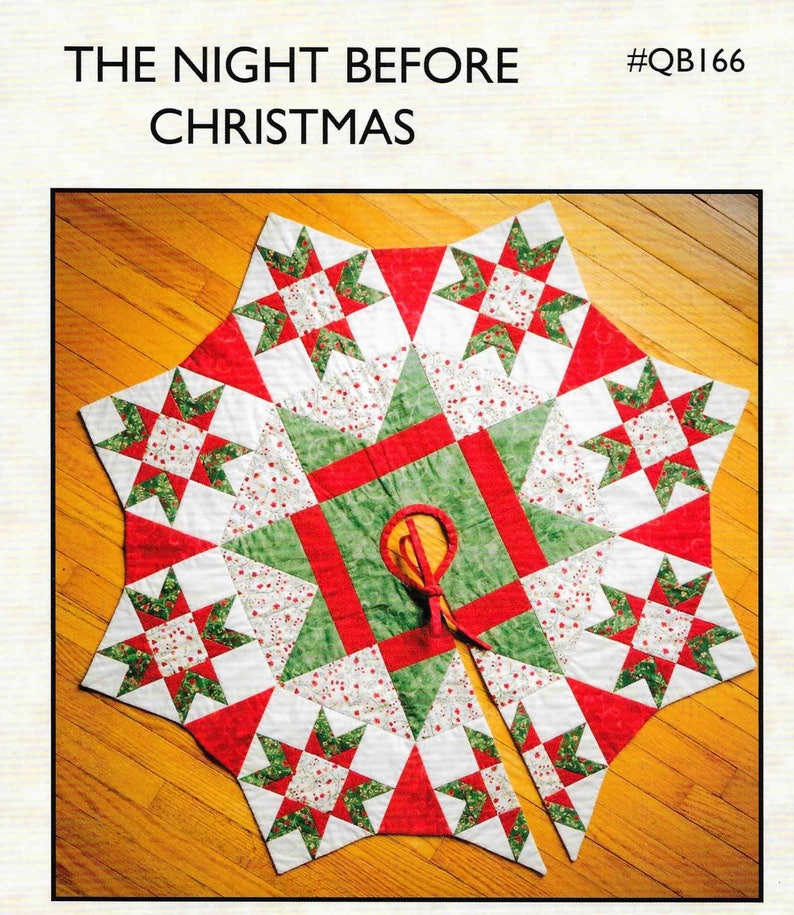 Quilt Pattern The Night Before Christmas Christmas Tree Etsy