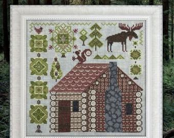 Counted Cross Stitch, Fabulous House, Floating House, Lighthouse, House Barn, Tree House, Hobbit, Cottage Garden Samplings, PATTERN ONLY