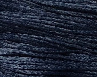 Weeks Dye Works, Michael's Navy, WDW-1309, 5 YARD Skein, Hand Dyed Cotton, Embroidery Floss, Cross Stitch, Hand Embroidery, Punch Needle